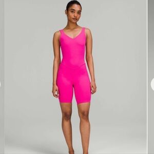Lululemon Align Onesie 8" Sonic Pink